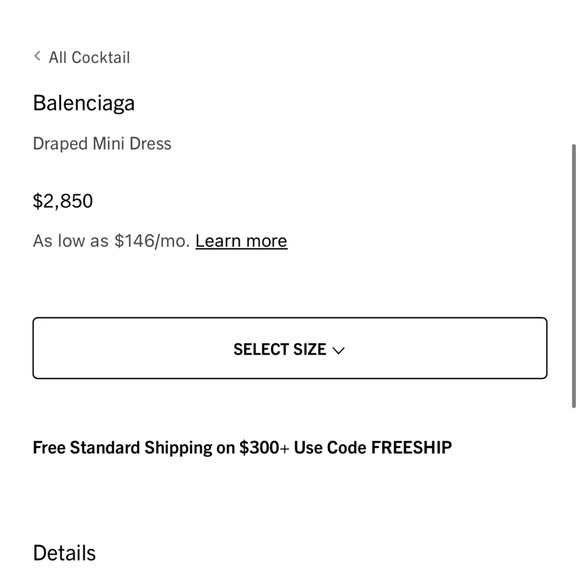 Balenciaga Draped Mini Dress - Picture 10 of 11